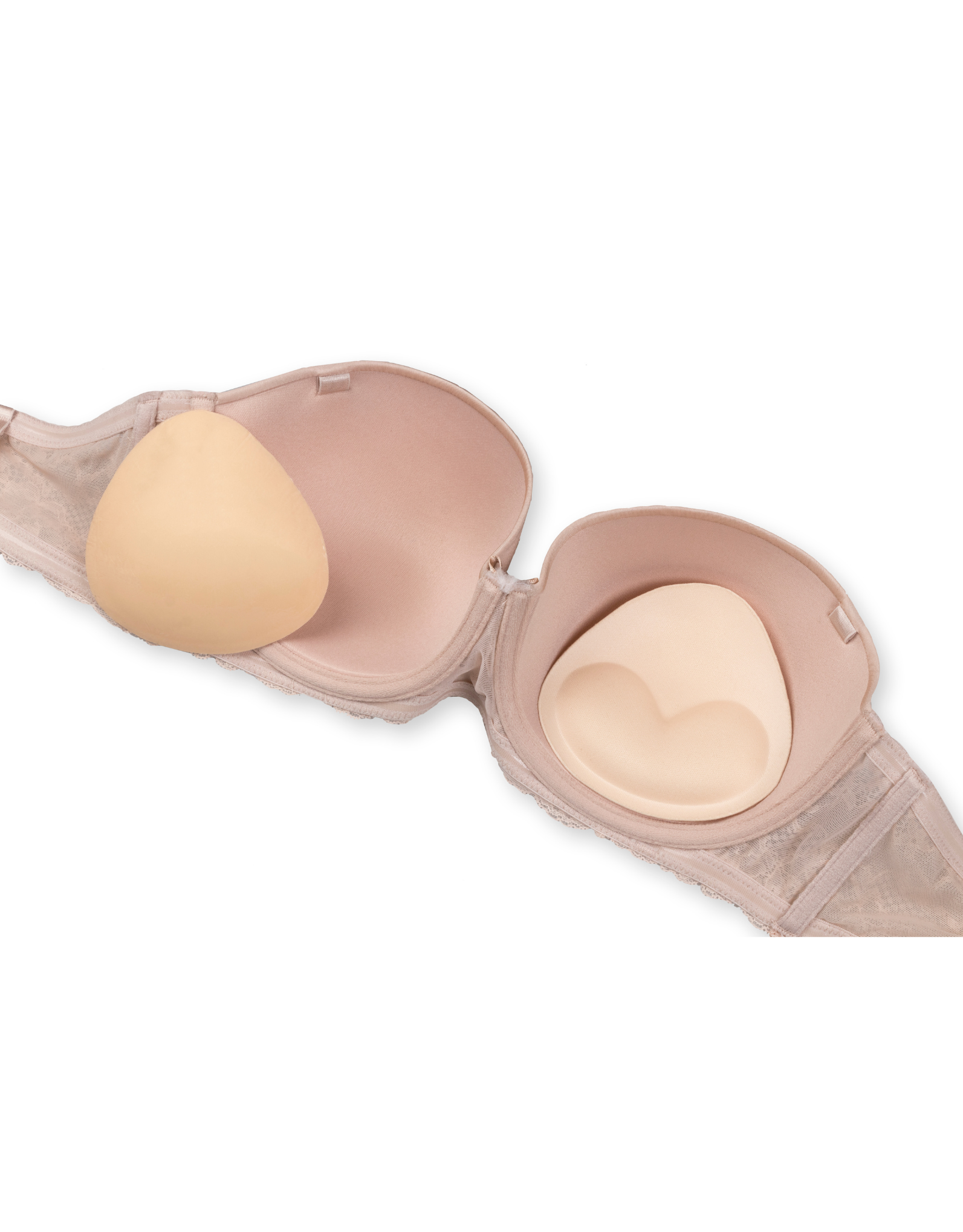 Bra Insert Pads, 1 Pair Bikini Swimsuit Push Up Silicone Bra Pads Women Breast  Lift Enhancer Pad, Nude-L 