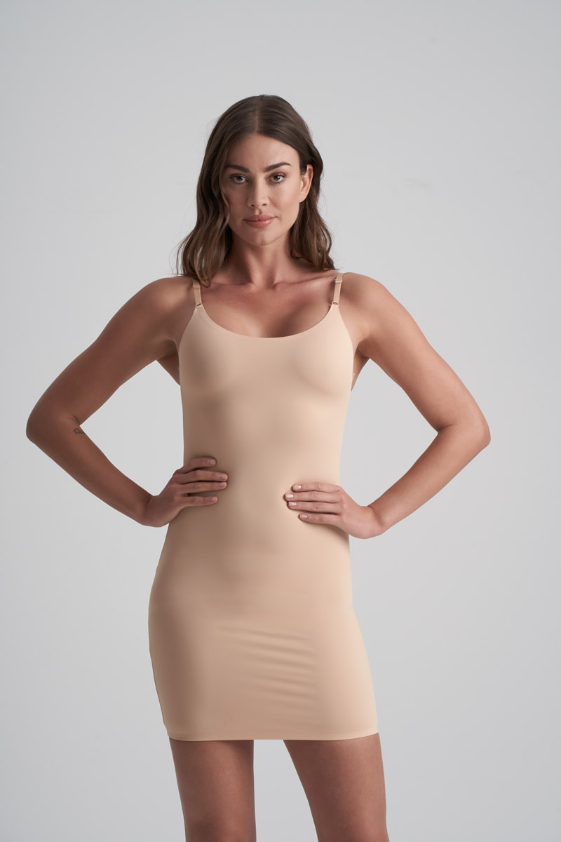 Buy Bye Bra Nude Invisible Singlet Dress Beige Shapewear from Next