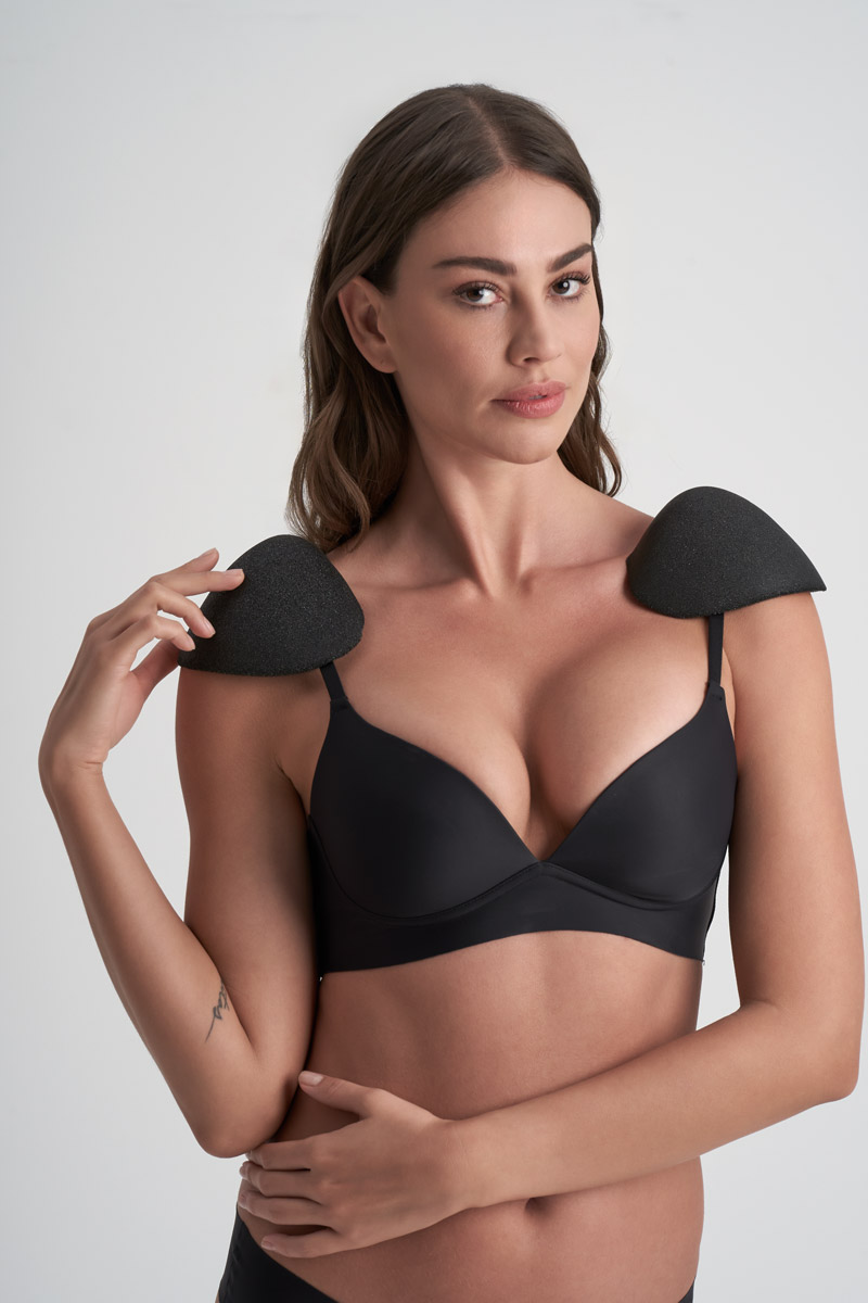 shoulder pad bra in Clothing,  Shoulder pads, Bra, Padded bras