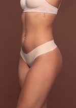 invisible thong beige front