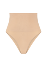 Seamless High Waist Brief Beige