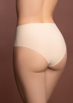 invisible high waist brief beige back model