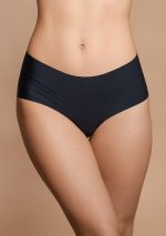 invisible high waist brief black front