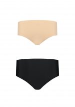 Bye Bra - Invisible Hipster - 2 Pack - Black, Beige