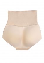 Bye Bra - Gepolsterte Slips Hohe Taille - Beige
