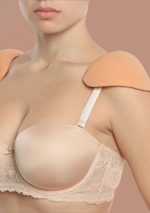 shoulder bra pads beige