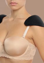 shoulder bra pads black