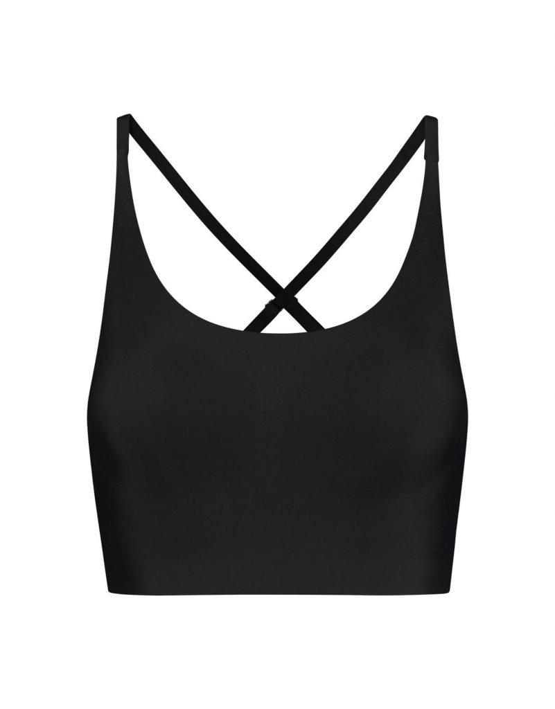 Bra Top Round Neck - Black | Bye Bra