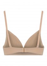 Bra Top Wire Free Beige Product Back