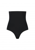 Bye Bra - Invisible High Waist Thong - Black