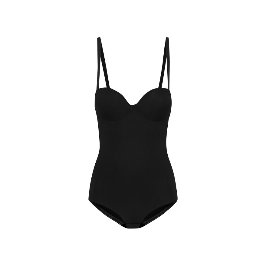 Black Seamless Sculpting Bodysuit