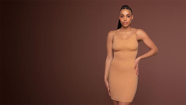 Bye Bra Invisible Body Shapping Slip Dress, Light Tummny Control, Seamless  Shapewear, Bodycon Cami Dress with Adjustable Straps, Light Brown, Beige  and Black, S-XXL price in UAE,  UAE