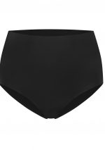 Invisible Mid Waist Brief Black Front