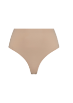 Invisible Mid Waist Thong Beige