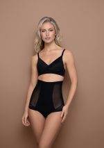 Powermesh High Waist Brief Black