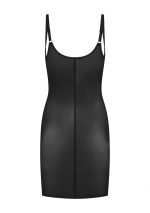 Powermesh Open Bust Dress Black