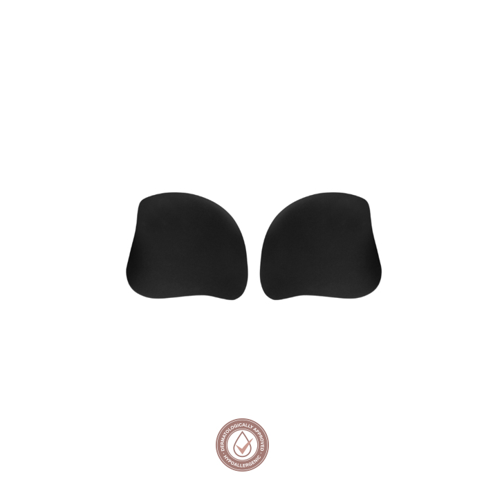 Trufeling Black Color Cup Do Médio Push Up Bra Meio Copo Macio