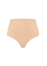 Sculpting Mid Waist Thong Beige
