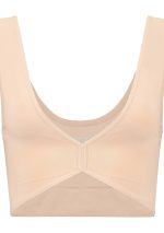 Soft Touch Seamless Reversable Bra Top Beige Front