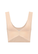 Soft Touch Seamless Reversible Bra Top Beige