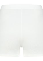 Natural Rib Boyshort White Back