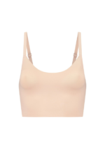 Sculpting Cropped Top Beige